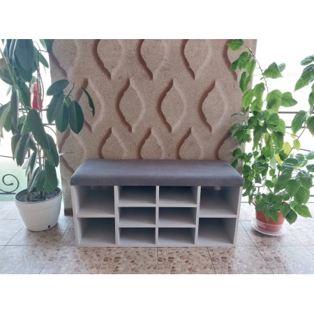 Scaun pentru pantofi multifuncțional, dulap pentru pantofi A-8