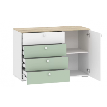 Comoda cu ușă și sertare pentru dormitor A-72