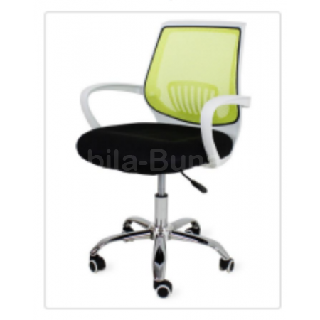 Scaun de birou F-6 Green-White model A-64
