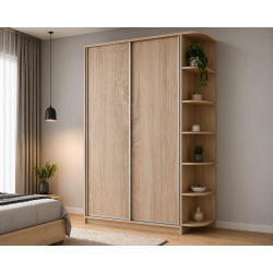 Шкаф купе с 2  раздвижными дверями A-8 