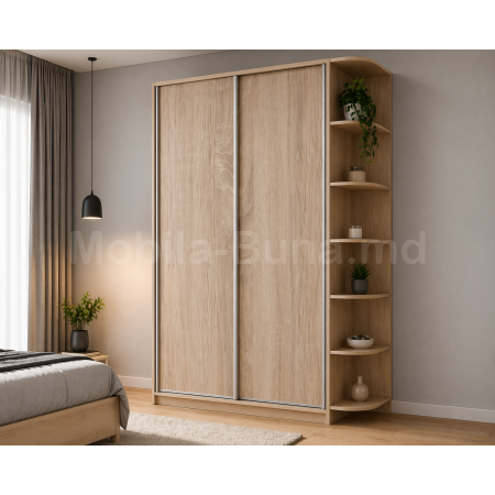 Шкаф купе с 2  раздвижными дверями A-8