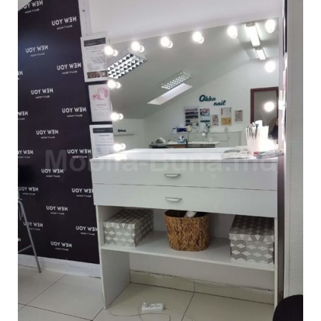 Стол для салона красоты с подсветкой А-25