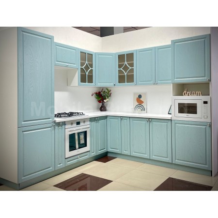 Модульная угловая кухня с фасадом МДФ пвх  А-3